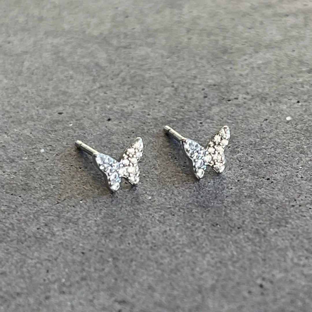 Caroline Néron Boucles d'oreilles L'Envolée en argent sterling