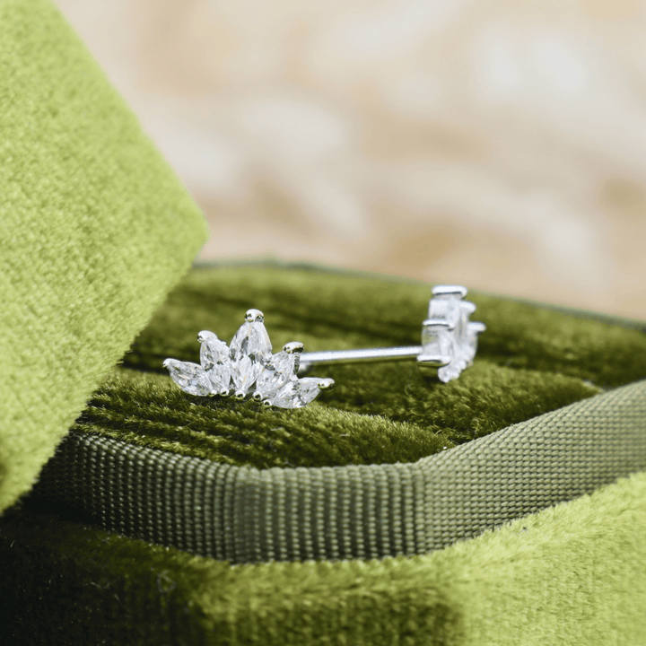 Mathieu Blanchard Boucles d'oreilles Boucles d'oreilles Marquise en argent sterling