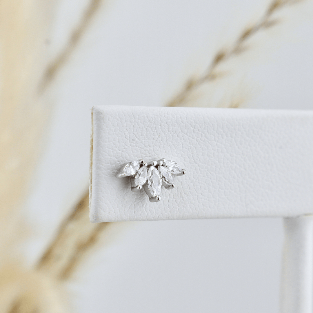 Mathieu Blanchard Boucles d'oreilles Boucles d'oreilles Marquise en argent sterling