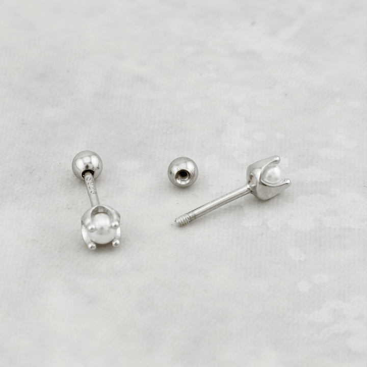 Mathieu Blanchard Boucles d'oreilles Boucles d'oreilles Perles en argent sterling