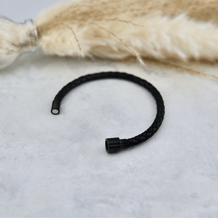 Mathieu Blanchard Bracelets Bracelet Classique en cuir et acier