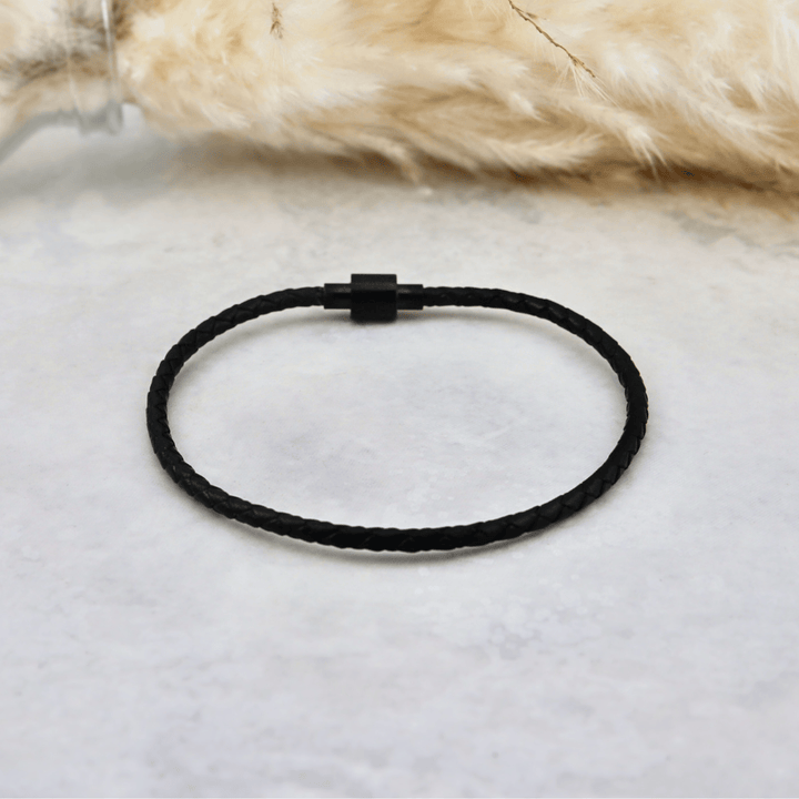 Mathieu Blanchard Bracelets Bracelet Classique en cuir et acier