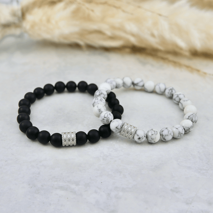 Bracelet La Force Onyx en acier inoxydable Mathieu Blanchard Acier inoxydable PBRM17383S Bracelet La Force Onyx 8mm | Mathieu Blanchard Joaillerie Mathieu Blanchard Joaillerie