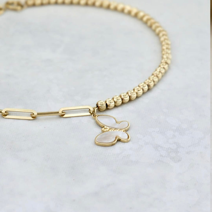 Mathieu Blanchard Joaillerie Bracelet Papillon en or 10K