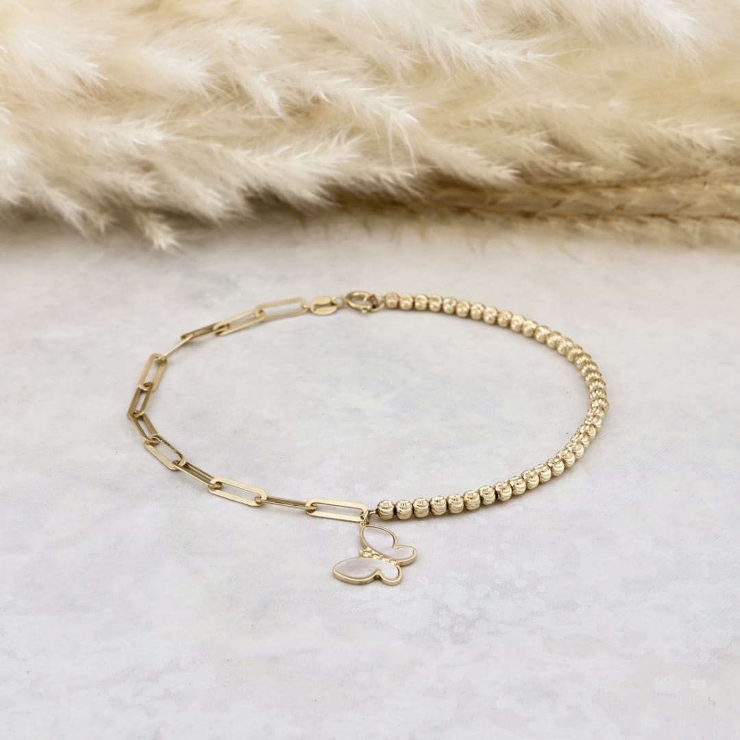 Mathieu Blanchard Joaillerie Bracelet Papillon en or 10K