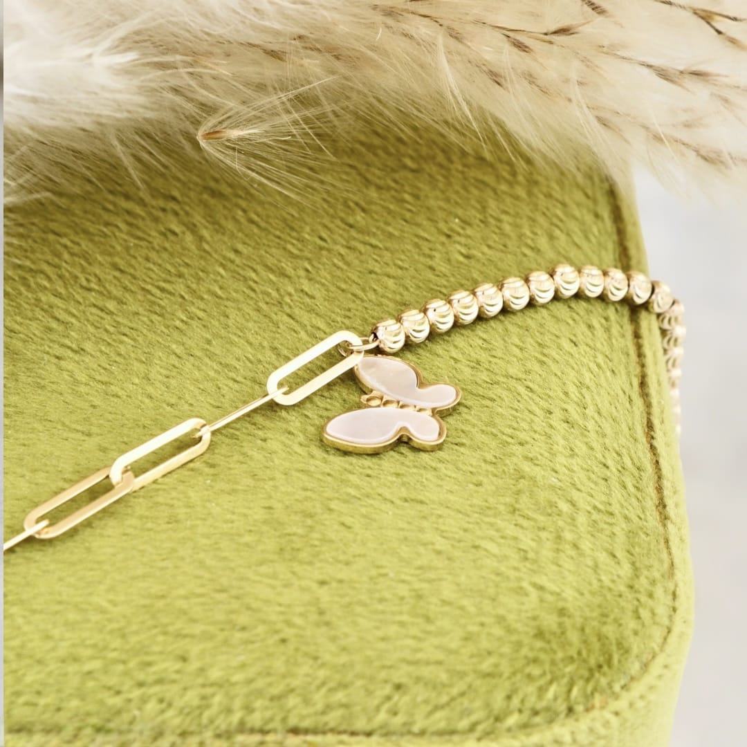 Mathieu Blanchard Joaillerie Bracelet Papillon en or 10K