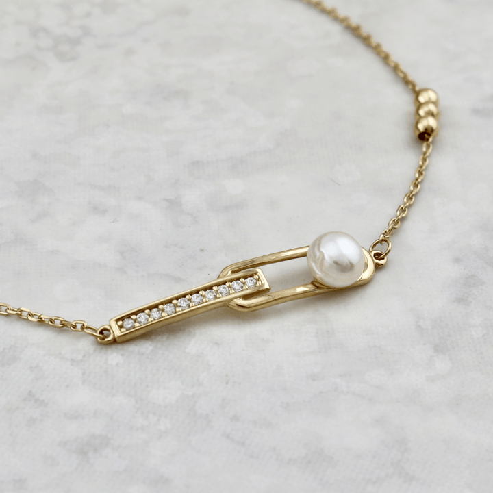 Mathieu Blanchard Joaillerie Bracelet Perles en or 10K