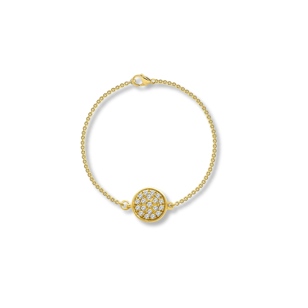 Bracelet réversible Classique Diamants 0.58 ctw en or jaune 14K Mathieu Blanchard Or jaune 14K / 7 pouces B7818.57.LAB Bracelet réversible Classique Diamants 0.58 ctw en or jaune 14K Mathieu Blanchard Joaillerie