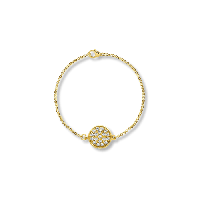 Mathieu Blanchard Or jaune 14K / 7 pouces Bracelet réversible Classique - Diamants 0.58 ctw