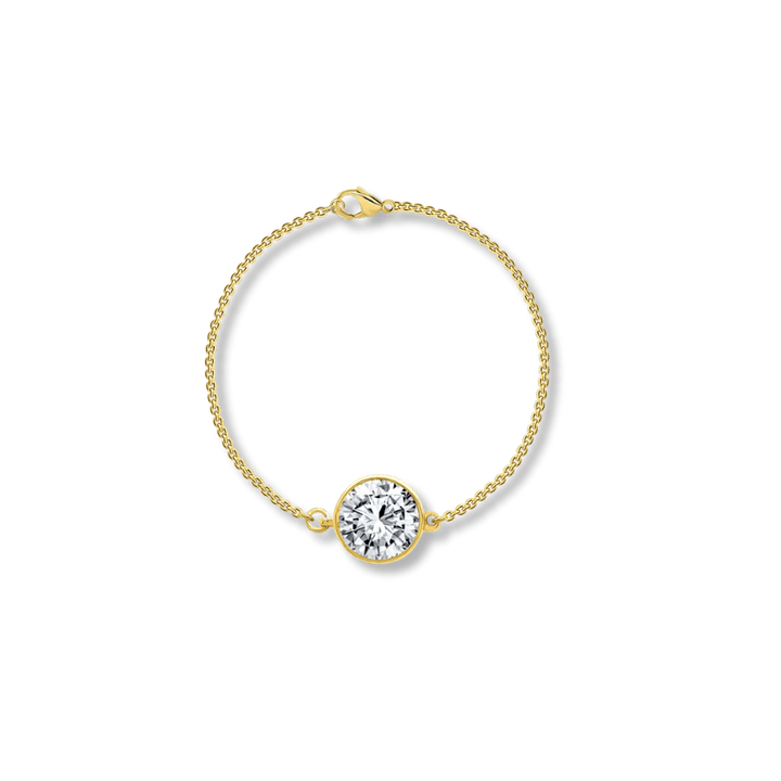 Mathieu Blanchard Or jaune 14K / 7 pouces Bracelet réversible Classique - Diamants 0.58 ctw