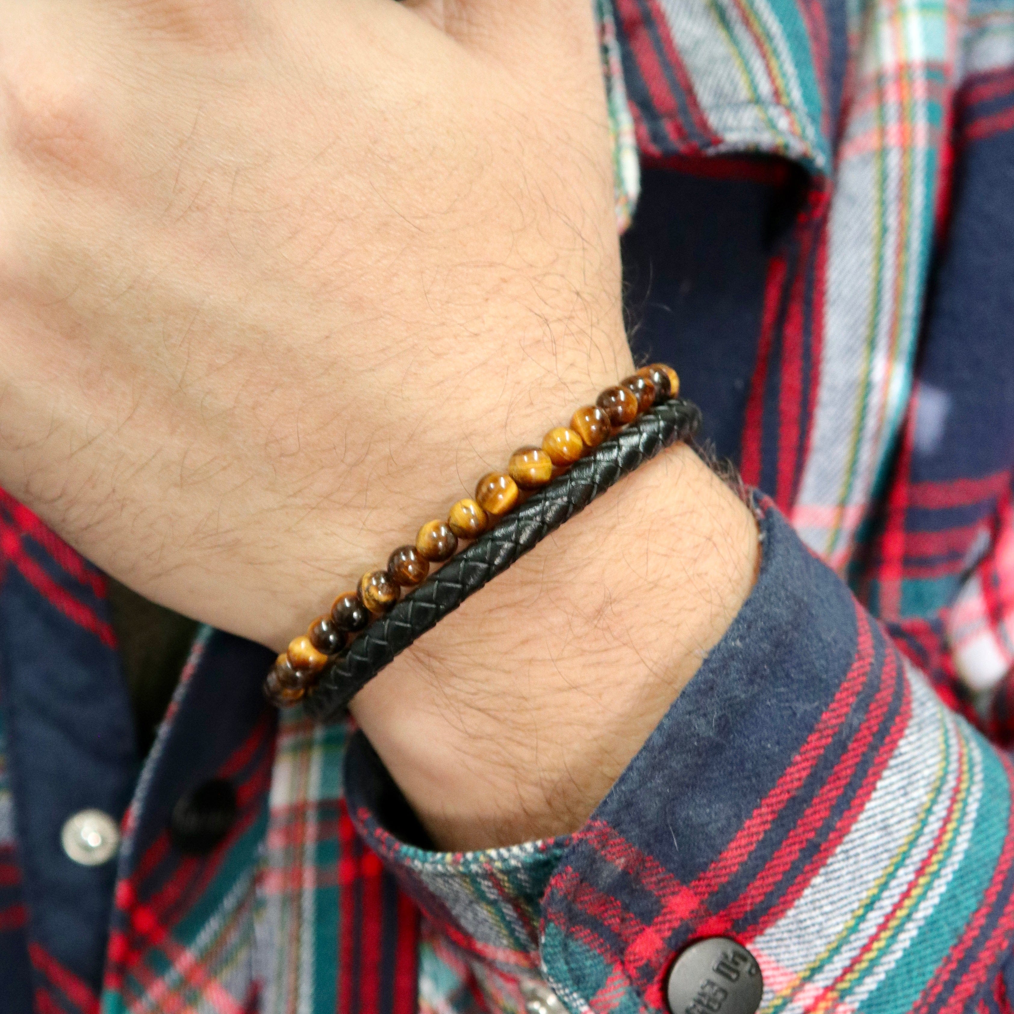 Tiger sale eye armband