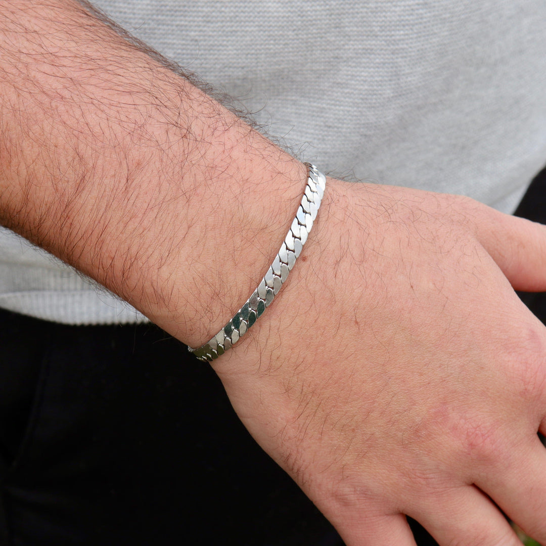 Bracelet Stratus en acier inoxydable Mathieu Blanchard Bracelets Bracelet en acier inox | Collection La Force par Mathieu Blanchard Mathieu Blanchard Joaillerie
