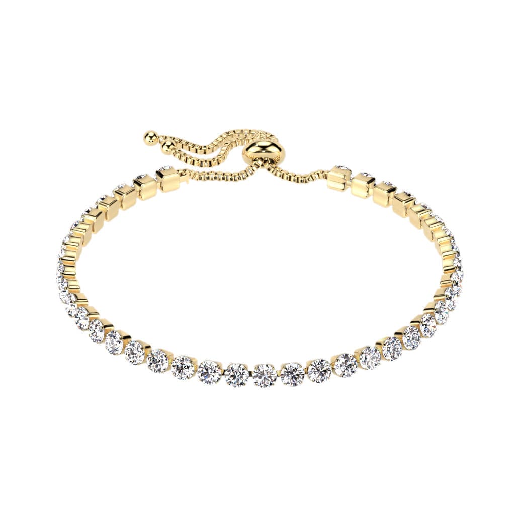 Mathieu Blanchard Bracelets Bracelet Tennis 4mm en acier