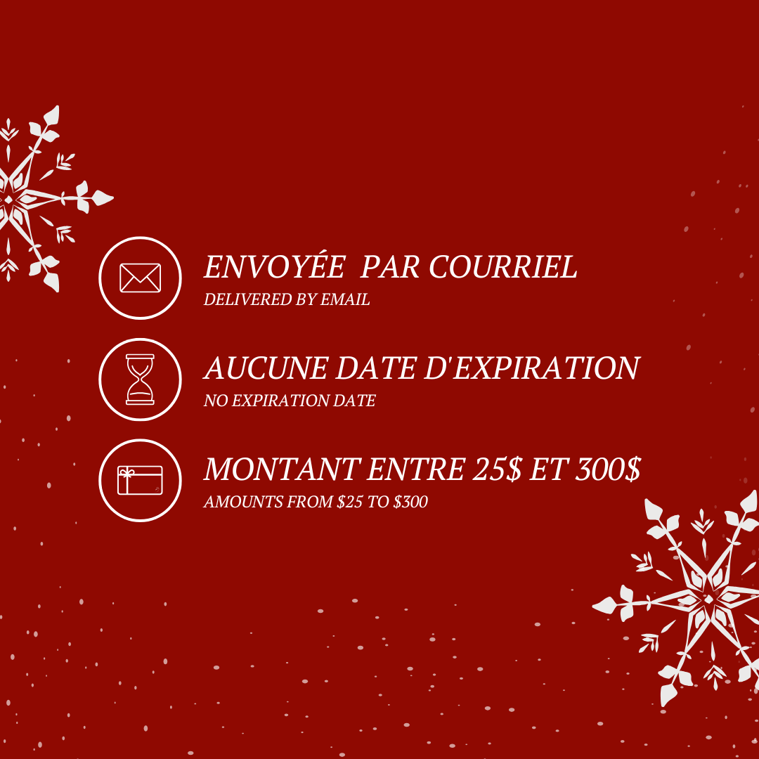 - Gift Card Carte-cadeau