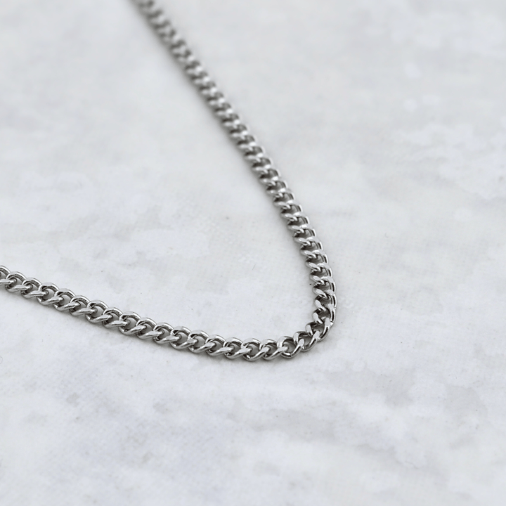Chaîne Gourmette en acier inoxydable Mathieu Blanchard Collier Acier inoxydable PCHBAM10730S-18 Chaine Gourmette 1.8mm en acier inox | Mathieu Blanchard  Mathieu Blanchard Joaillerie