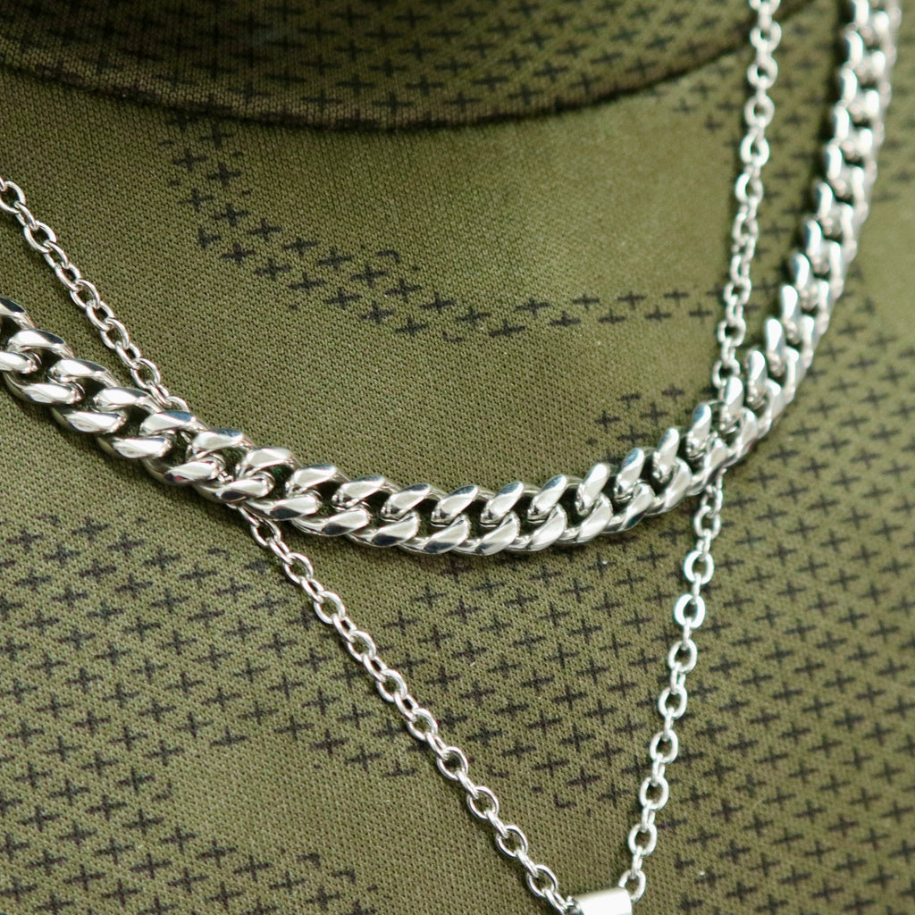 Lot De 4 Mètres Chaîne Maille Gourmette 3x2mm Argenté - Foto 3