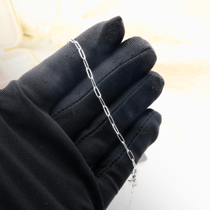 Mathieu Blanchard Collier Chaine Paperclip en acier