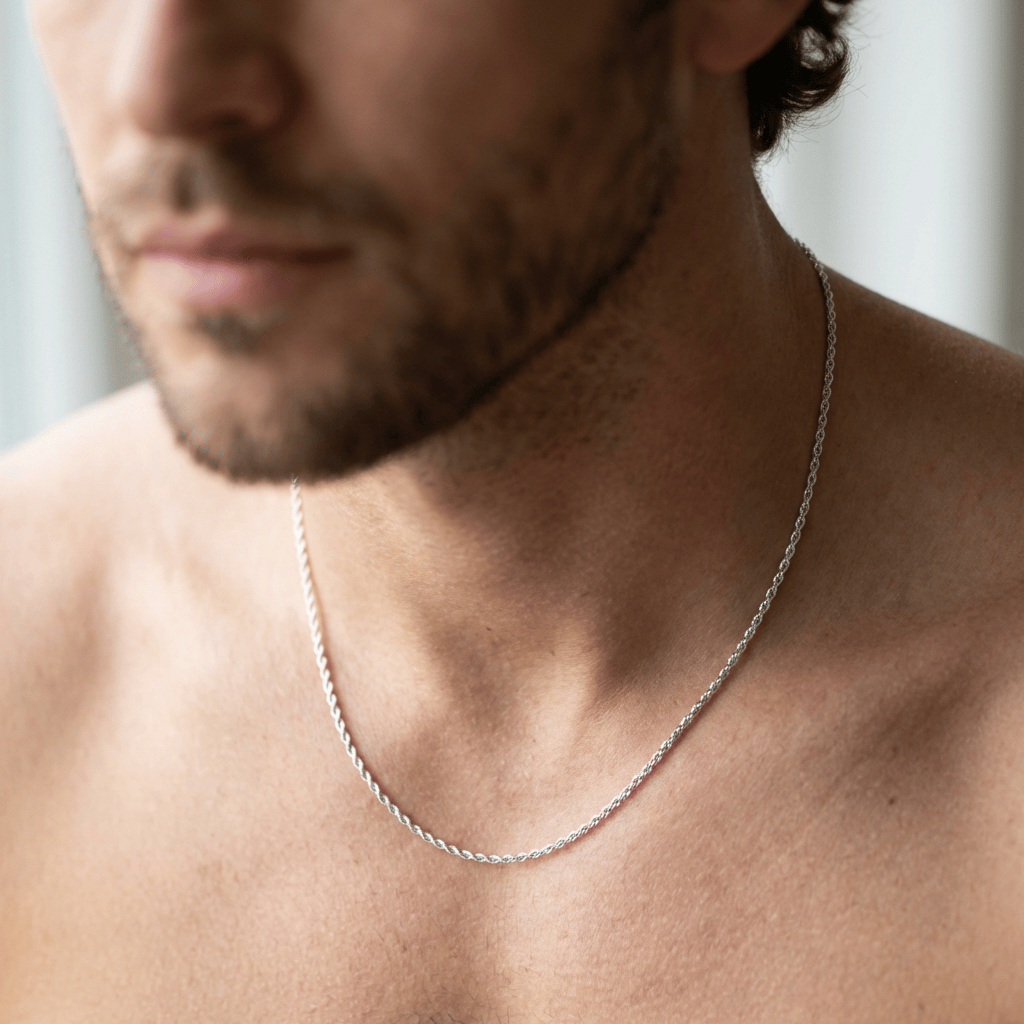 Chaîne Torsade en argent sterling - Colliers Chaine Torsade 1.45mm en argent sterling | Mathieu Blanchard Mathieu Blanchard Joaillerie