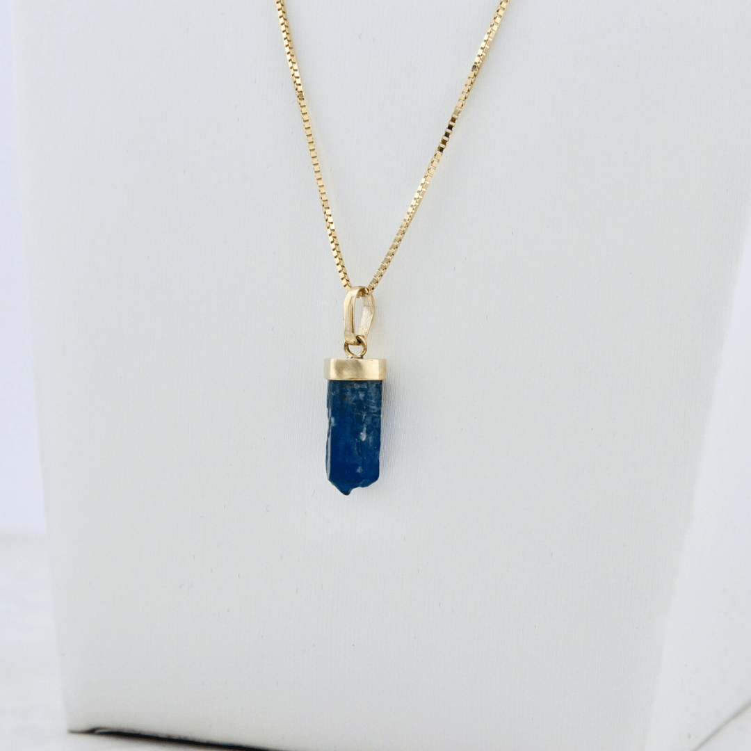 Mathieu Blanchard Collier Amulette or 14K et apatite