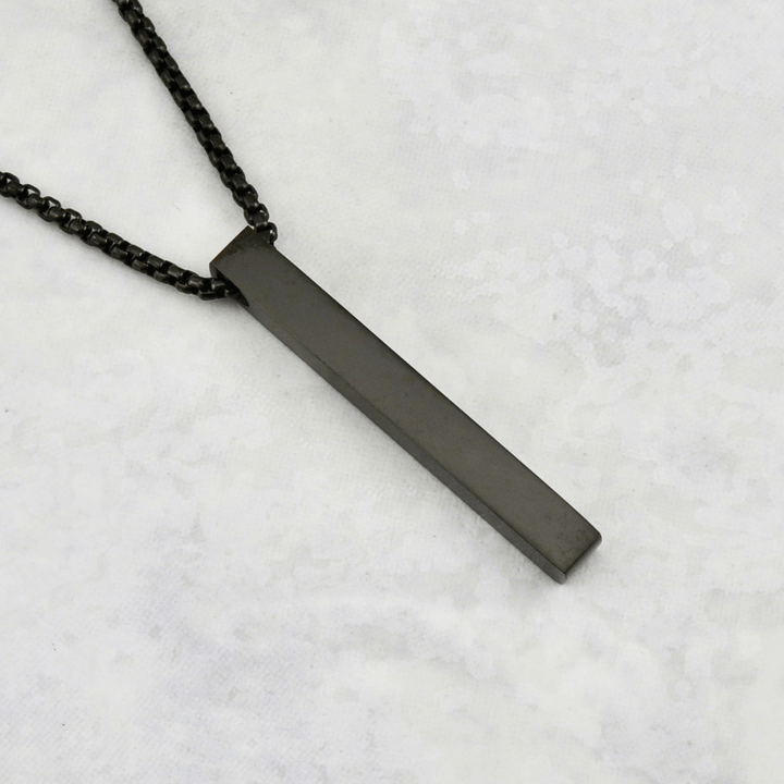 Collier Barre La Force en acier inoxydable Mathieu Blanchard Collier Collier Barre La Force en acier inox | Collection La Force Mathieu Blanchard Joaillerie