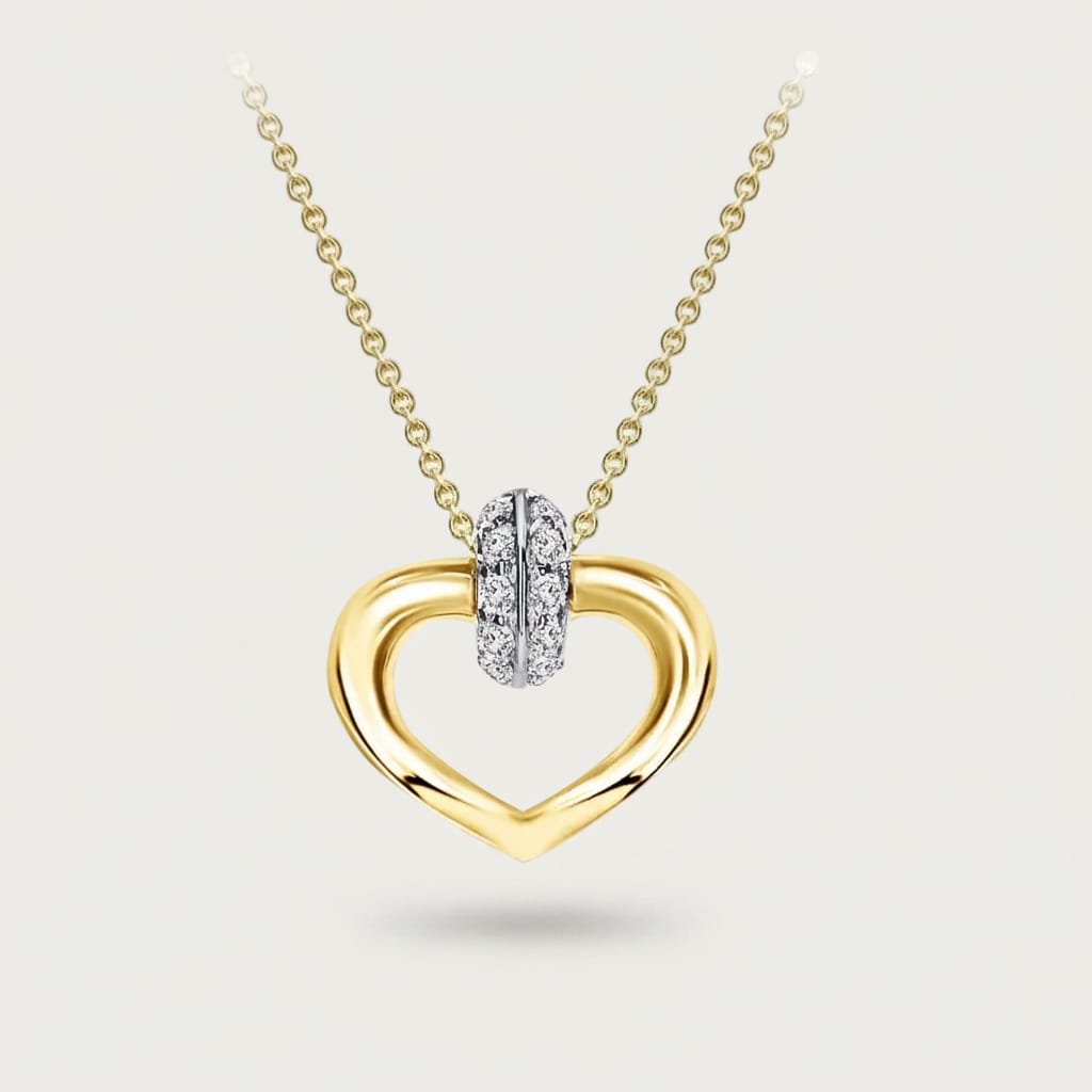 Mathieu Blanchard Collier Coeur - Diamants