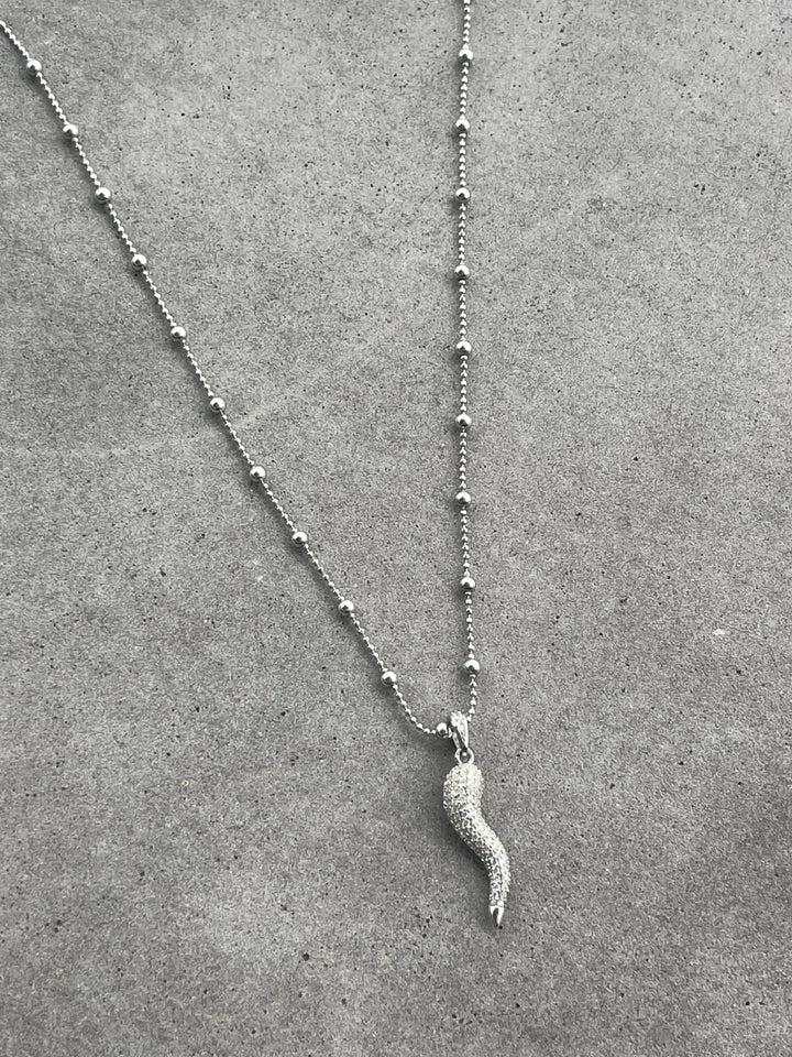Caroline Néron Colliers Collier Corno en argent sterling