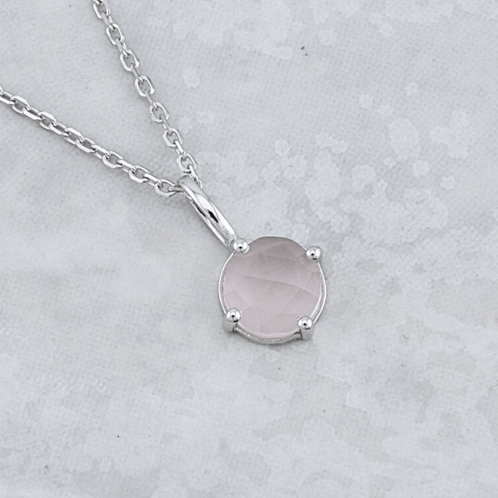 Mathieu Blanchard Collier Argent sterling Collier en argent sterling et Quartz rose