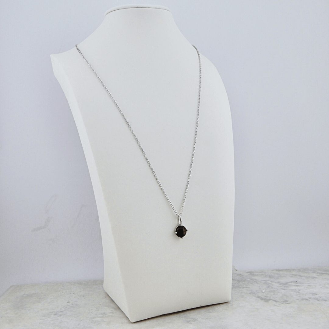 Collier et Saphir Doré en argent sterling Mathieu Blanchard Collier Argent sterling Collier en argent sterling et Saphir Doré | Mathieu Blanchard Mathieu Blanchard Joaillerie
