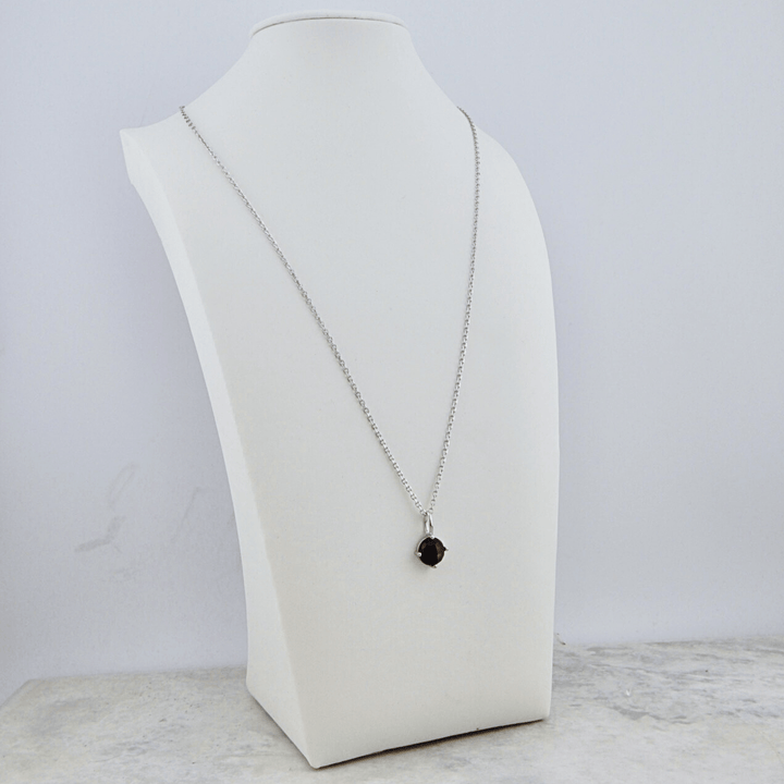 Collier et Saphir Doré en argent sterling Mathieu Blanchard Collier Argent sterling Collier en argent sterling et Saphir Doré | Mathieu Blanchard Mathieu Blanchard Joaillerie