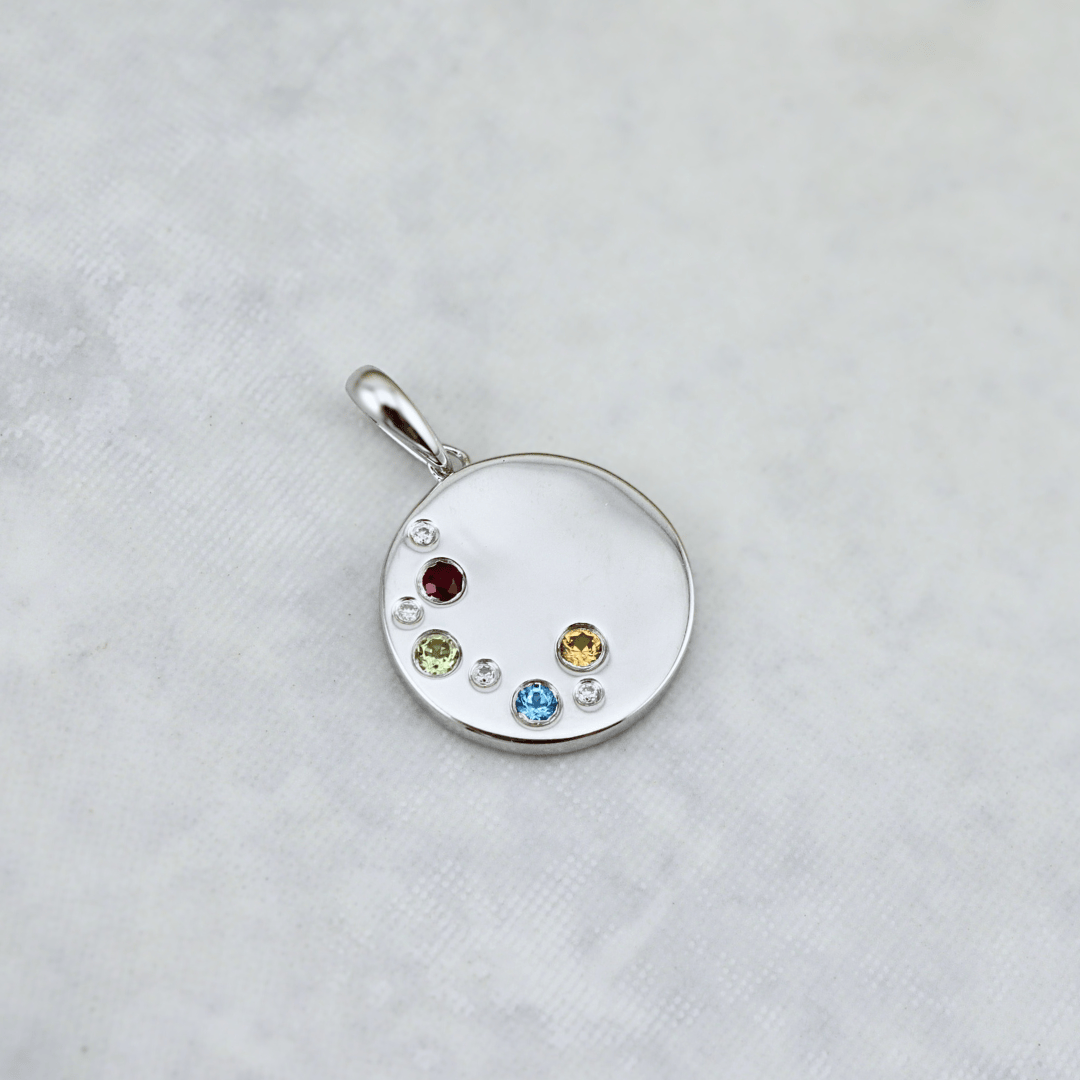 Mathieu Blanchard Collier Collier Famille en or 10K - 14K - 18K ou platine