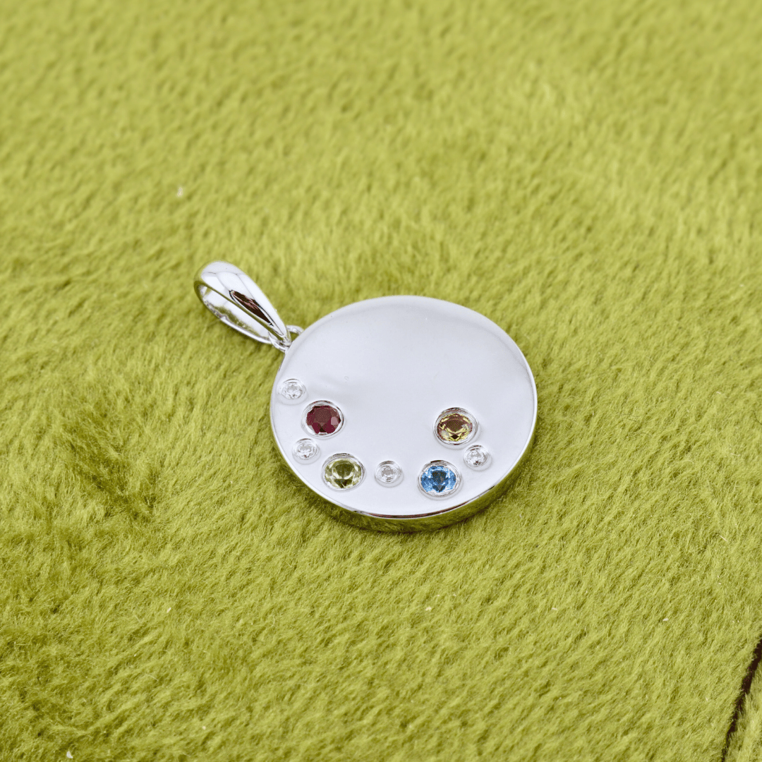 Mathieu Blanchard Collier Collier Famille en or 10K - 14K - 18K ou platine