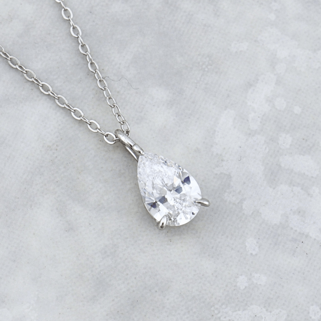 Collier Goutte en argent sterling Mathieu Blanchard Pendants Argent / Argent sterling PCOAM12892S Collier Goutte en argent sterling | Mathieu Blanchard Joaillerie Mathieu Blanchard Joaillerie