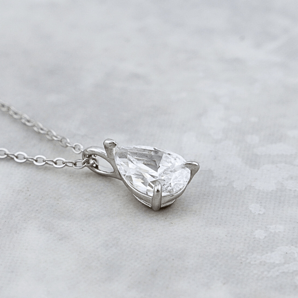 Collier Goutte en argent sterling Mathieu Blanchard Pendants Argent / Argent sterling PCOAM12892S Collier Goutte en argent sterling | Mathieu Blanchard Joaillerie Mathieu Blanchard Joaillerie