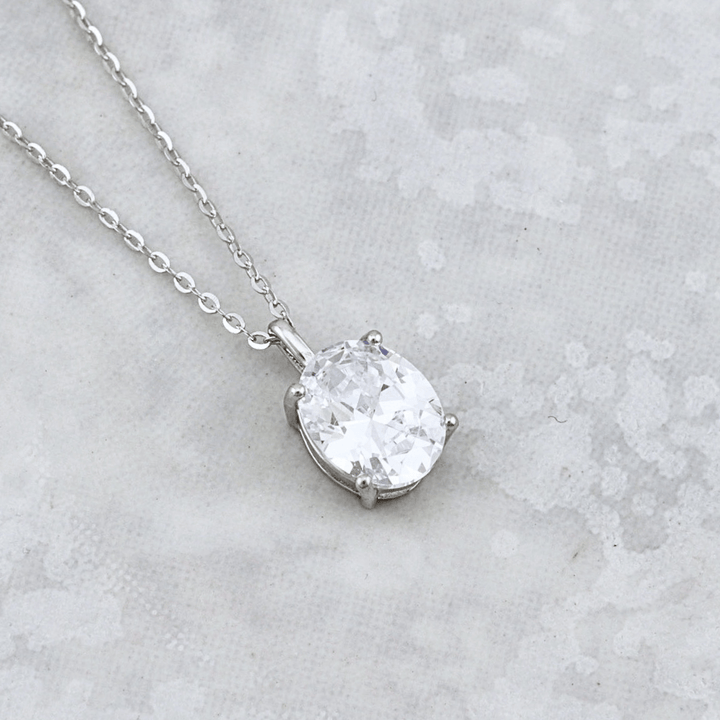 Collier Oval en argent sterling Mathieu Blanchard Pendants Argent / Argent sterling PCOAM12893S Collier Goutte en argent sterling | Mathieu Blanchard Joaillerie Mathieu Blanchard Joaillerie