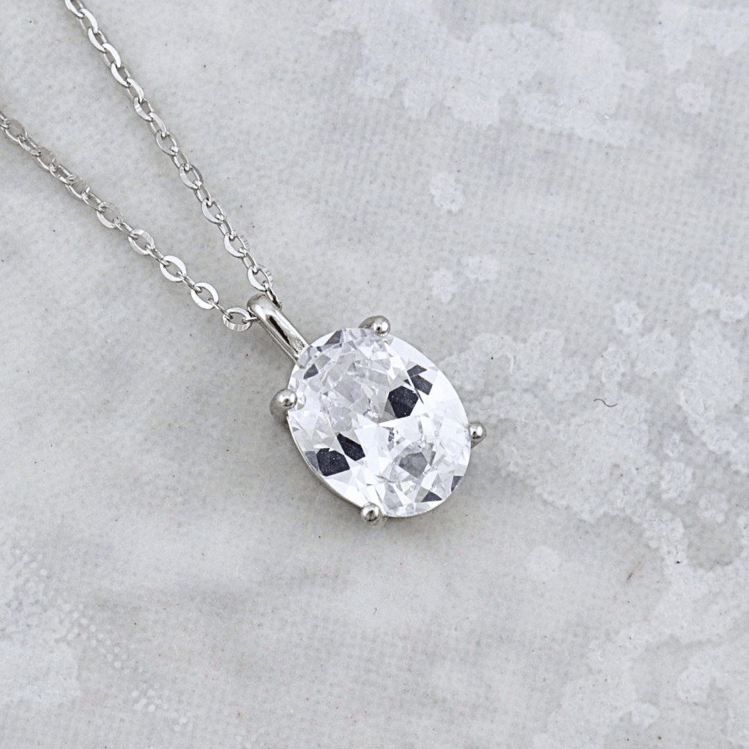 Collier Oval en argent sterling Mathieu Blanchard Pendants Argent / Argent sterling PCOAM12893S Collier Goutte en argent sterling | Mathieu Blanchard Joaillerie Mathieu Blanchard Joaillerie