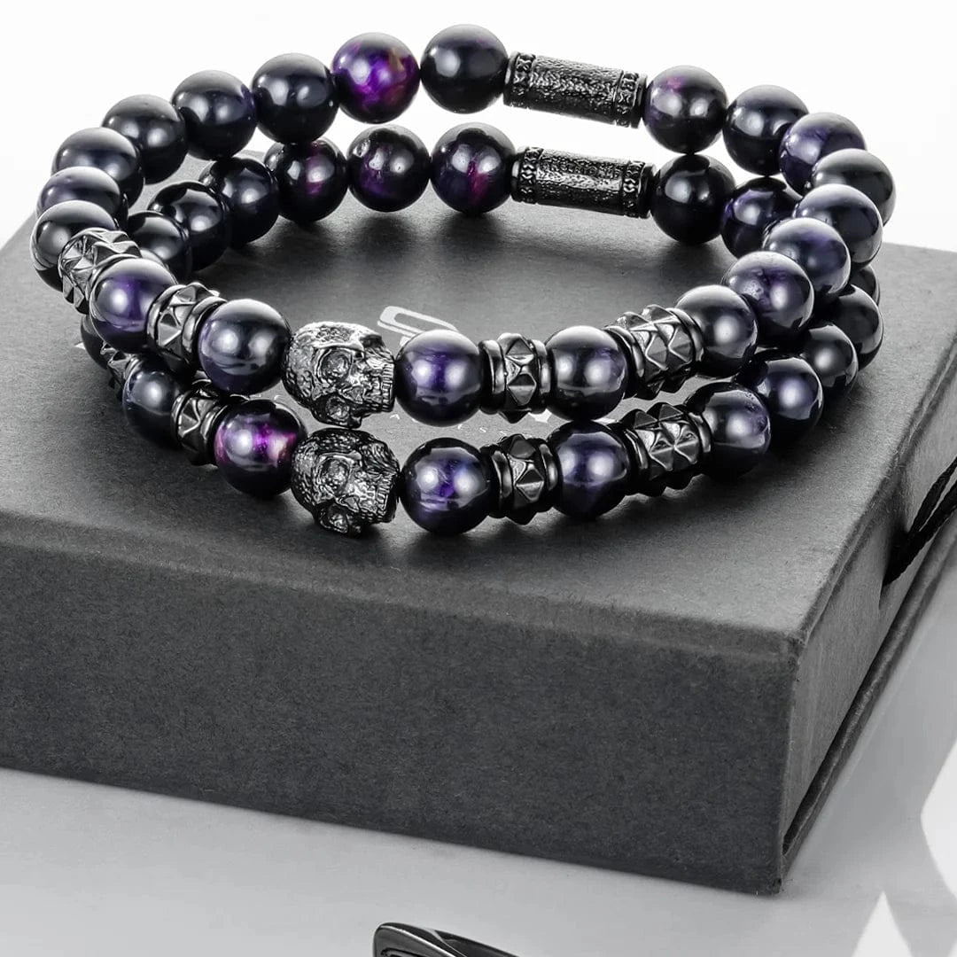 SkeletonHD Bracelets Duo de bracelets Dark Purple