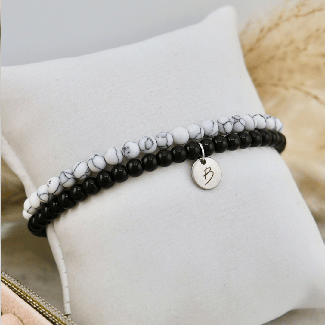 Mathieu Blanchard Bracelets Duo de bracelets Turquoise et Onyx