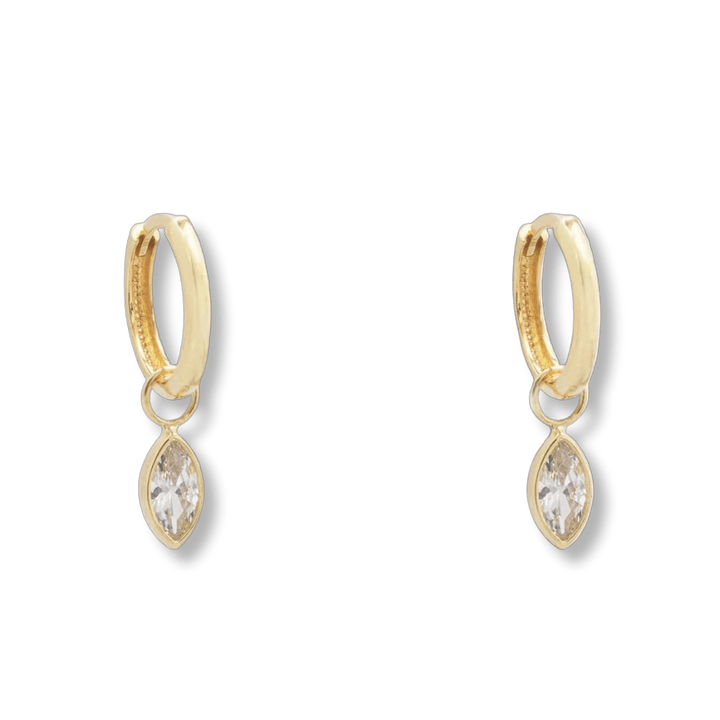- Breloques et pendentifs Or jaune 10K Duo de pendentifs Marquises pour anneaux