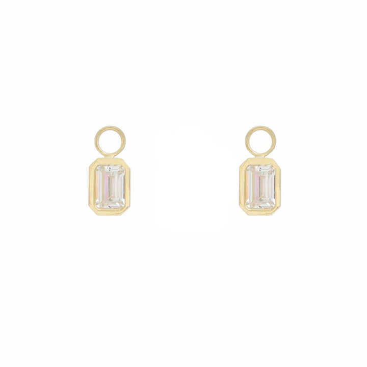- Breloques et pendentifs Doré / Or 10K Duo de pendentifs pour anneaux en or jaune 10K