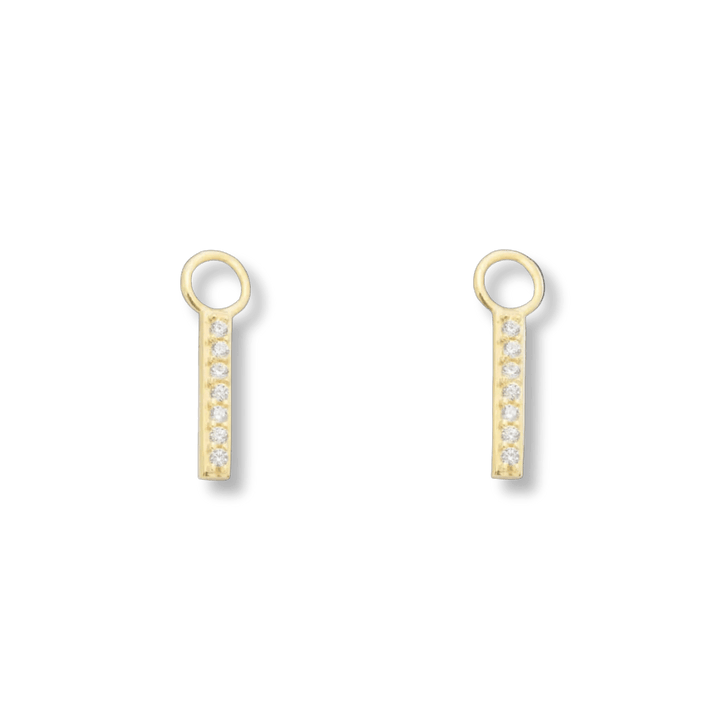- Breloques et pendentifs Or jaune 10K / Duo de pendentifs Duo de pendentifs Rectangles pour anneaux
