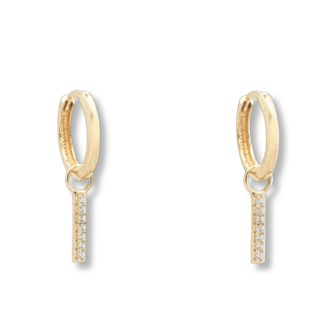 - Breloques et pendentifs Or jaune 10K / Duo de pendentifs Duo de pendentifs Rectangles pour anneaux