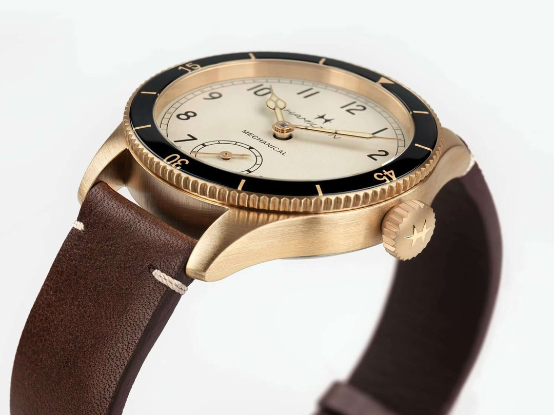 www.bandierajewellers.com Watches Hamilton Khaki Aviation Pilot Pioneer Mechanical Bronze 43mm Watch H76709510