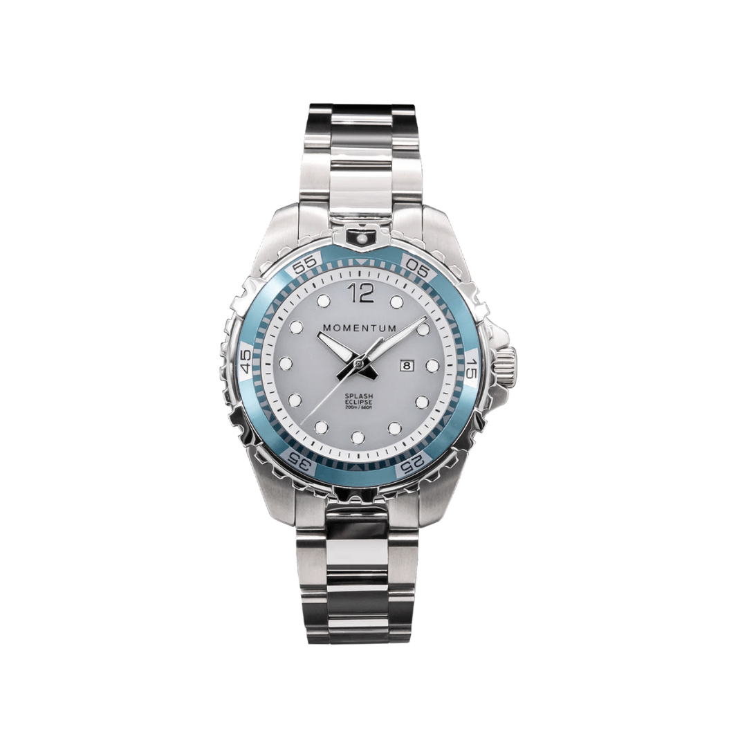 Momentum Montres Montre à énergie solaire 38mm Eclipse Aqua