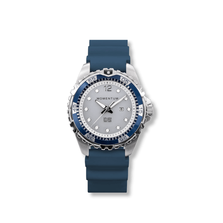 Momentum Montres Montre à énergie solaire 38mm Eclipse bleue