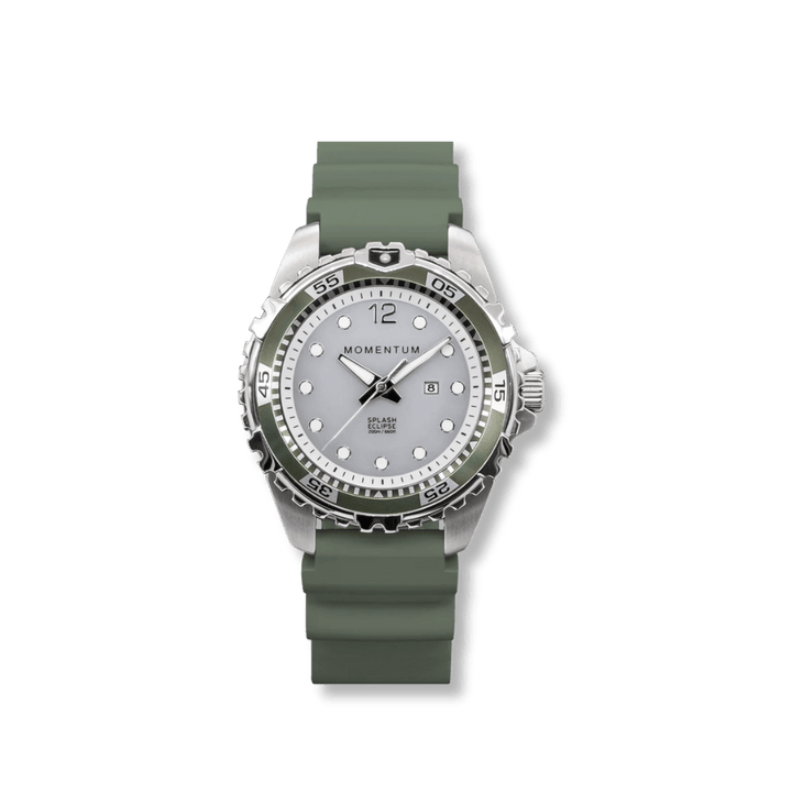Momentum Montres Montre à énergie solaire 38mm Eclipse khaki