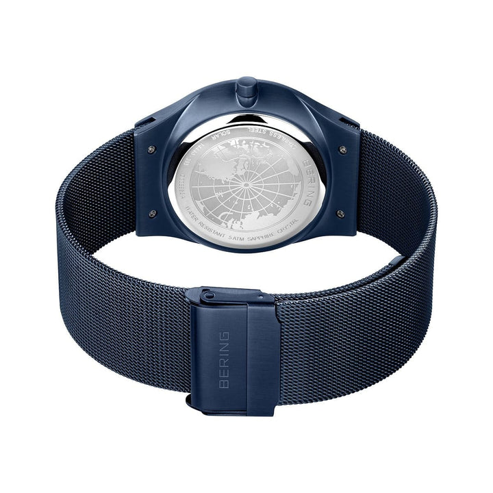Montre à énergie solaire Bering 40mm 14440 393 Bering Montre Acier inoxydable plaqué bleu 14440-393 Montre Bering Solaire Bleue 40mm 14440-393 | Mathieu Blanchard Mathieu Blanchard Joaillerie