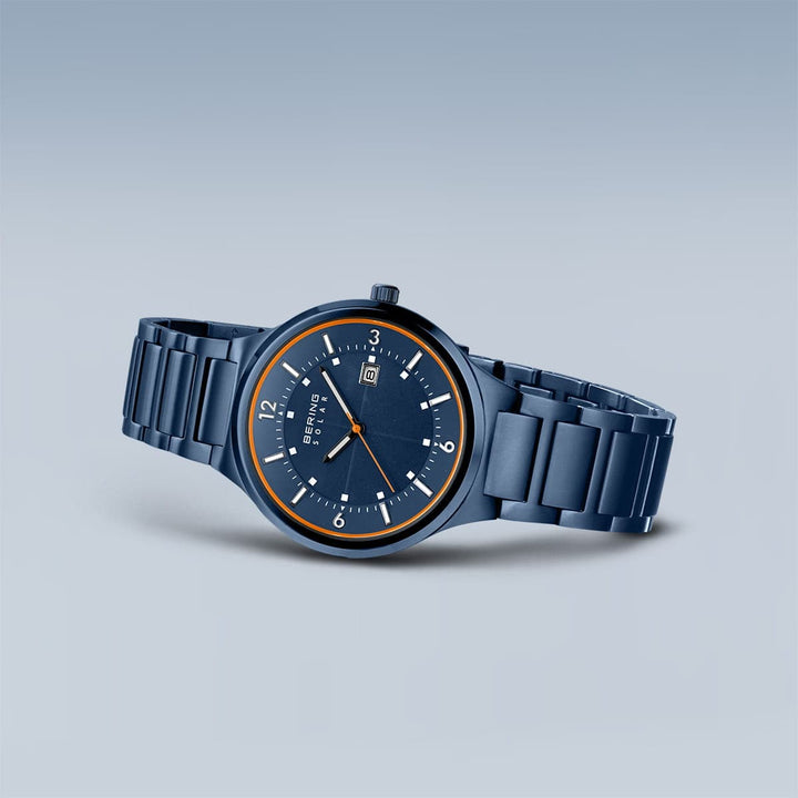 Montre à énergie solaire Bering 42mm 14442 797 Bering Montre Acier inoxydable plaqué bleu 14442-797 Montre Bering Solaire Argent 42mm 15239-779 | Mathieu Blanchard Mathieu Blanchard Joaillerie