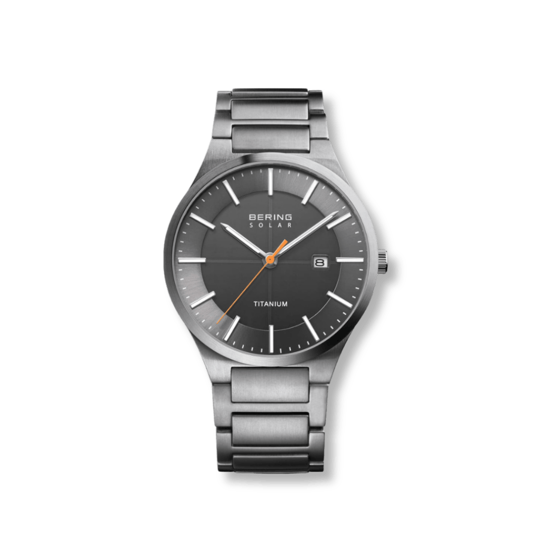 Bering Montre Montre à énergie solaire Bering Argent 39mm 15239-779