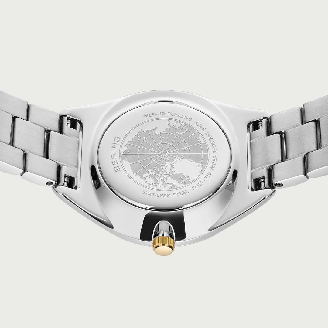 Montre à énergie solaire Bering Classic 2 tons 31mm 17331 710 Bering Montre Acier inoxydable plaqué or jaune 17331-710 Montre à énergie solaire Bering Classic 2 tons 31mm 17331-710 - Mathieu Blanchard Mathieu Blanchard Joaillerie
