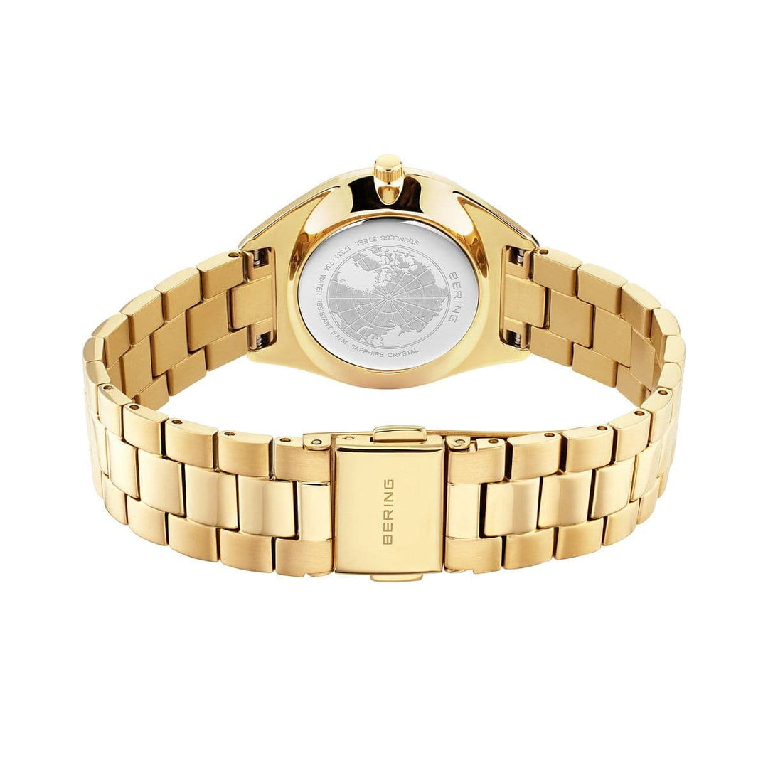 Montre à énergie solaire Bering Classic 31mm 17331 734 Bering Montre Acier inoxydable plaqué or jaune 17331-734 Montre Solaire Bering Classic Or 31mm 17331-734 - Mathieu Blanchard Mathieu Blanchard Joaillerie